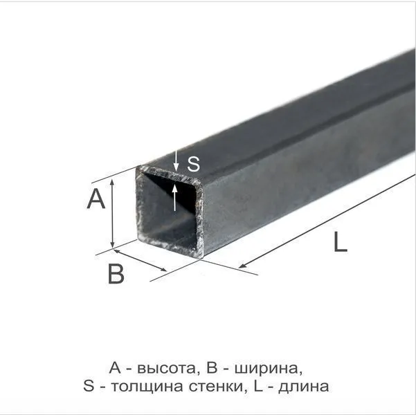 Труба профильная 25х25х3 Ст3сп ГОСТ 13663-86 - 0